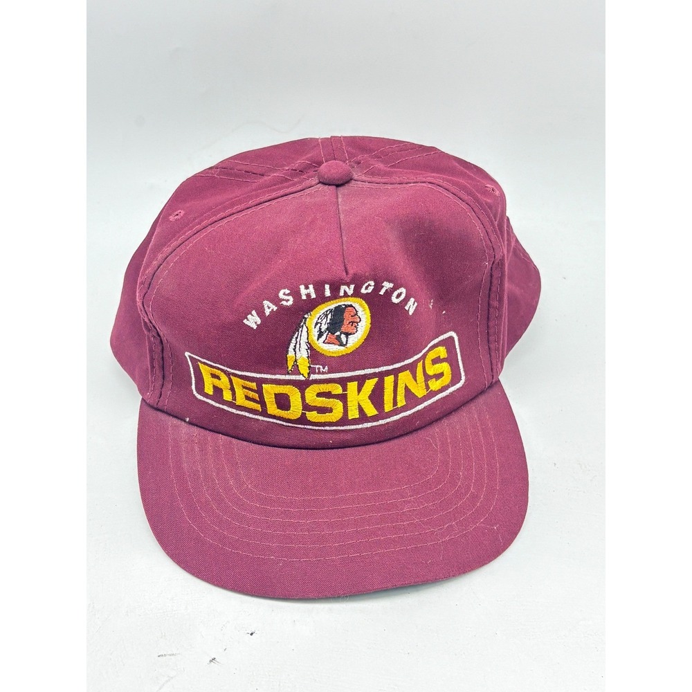 Vintage Washington Redskins NFL Snapback Hat Burgundy 90s Cap Sports Specialties